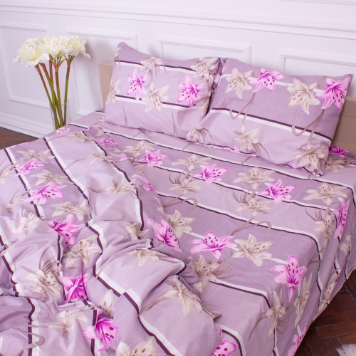 Комплект постельного белья Микросатин Premium 15-0116 Florist