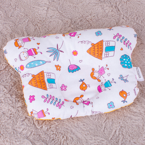 Подушка дитяча Ведмедик Kids Time 18-0002 Sweet Home EcoSilk бязь