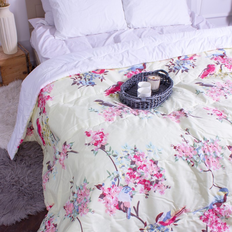 Ковдра антиалергенна літо №2842 Print Line 15-0314 Rosalinda EcoSilk - 1