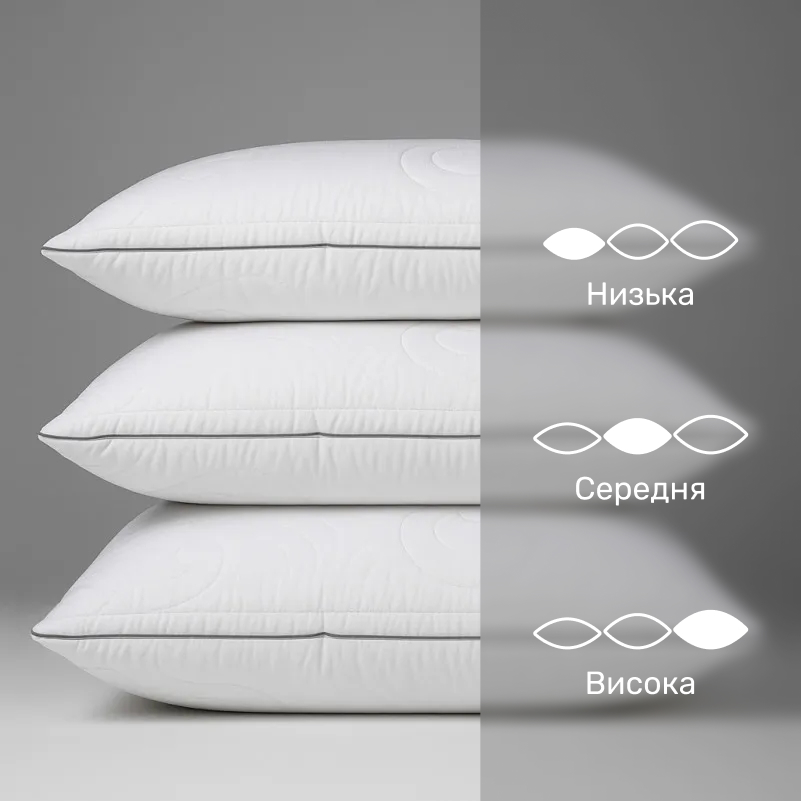 Подушка антиалергенна №509 "Marzello Collection" EcoSoft (висока) - 3