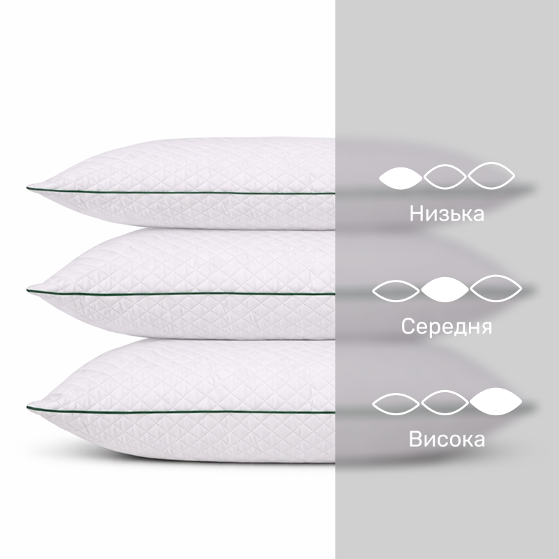 Подушка бамбуковая Eco Line №0410 BamBoo микросатин (мягкая) - 3