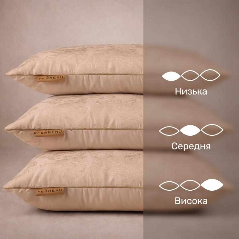 Подушка бамбуковая №15-70 Ferrero Bamboo Gold (мягкая) - 4