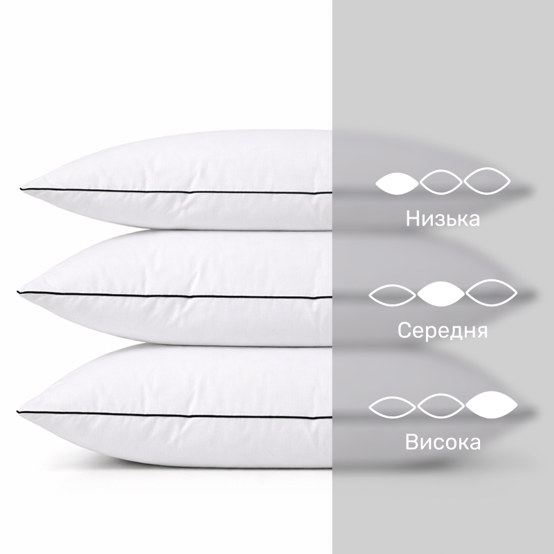 Подушка антиаллергенная Royal Light №1534 Eucalyptus хлопок (высокая) - 3