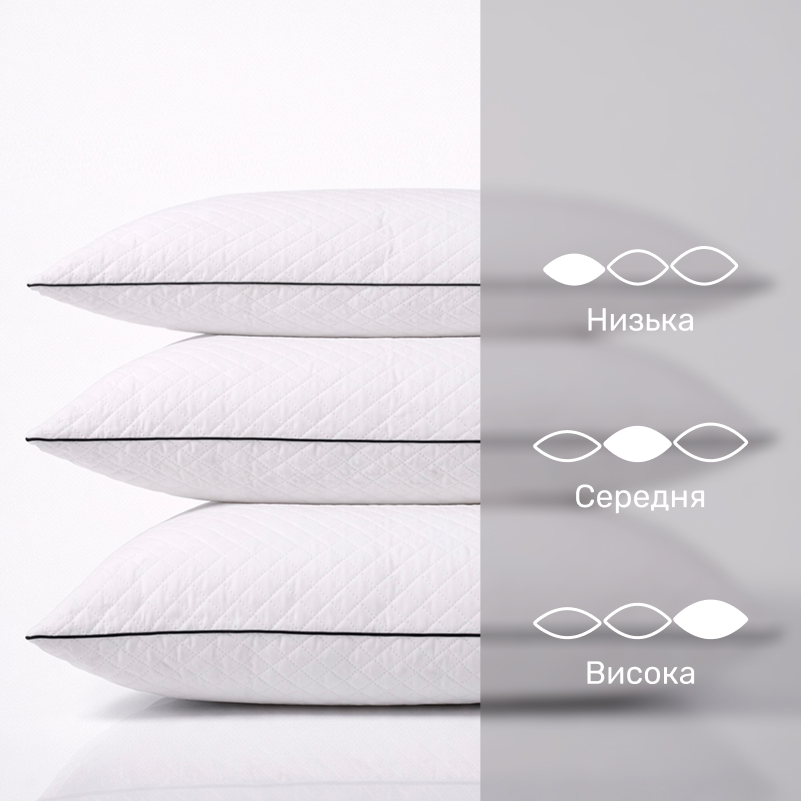 Подушка бамбуковая Royal Pearl №0415 BamBoo хлопок (высокая) - 3