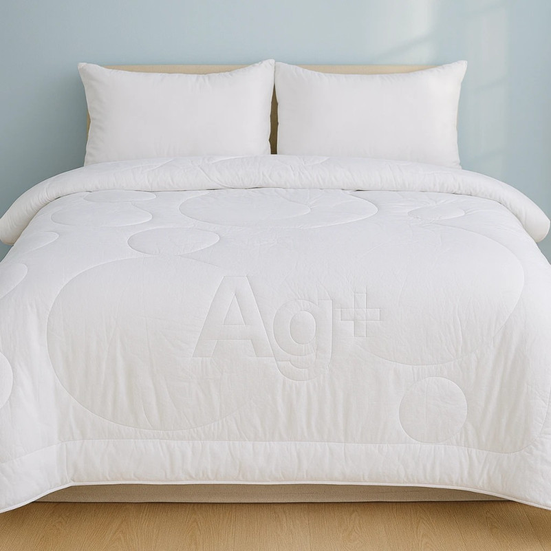 Ковдра антиалергенна літня №1300 "BIANCO" EcoSilk (100% бавовна) УЦІНКА