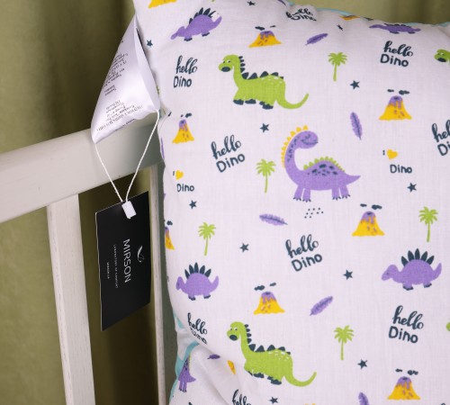 Подушка антиалергенна №3800 Kids Time 18-0001 Hello Dino EcoSilk бязь