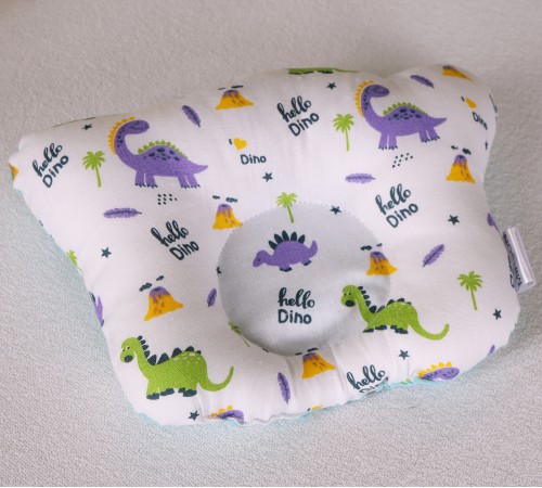 Подушка дитяча Ведмедик Kids Time 18-0001 Hello Dino EcoSilk бязь