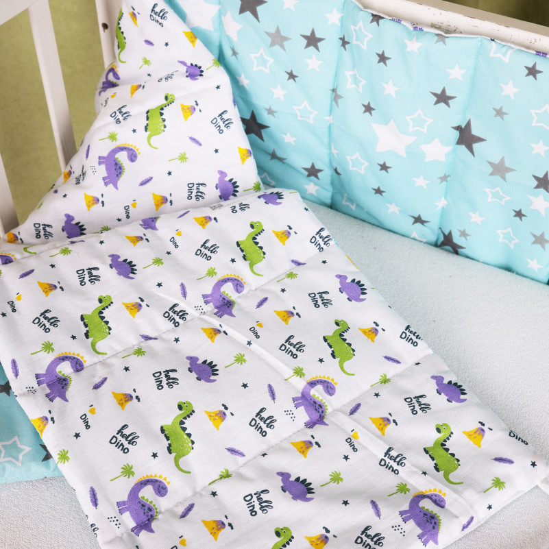 Борт в кроватку Kids Time 18-0001 Hello Dino - 5