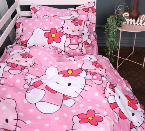 Простынь Бязь 17-0864 Hello Kitty Pink - 2