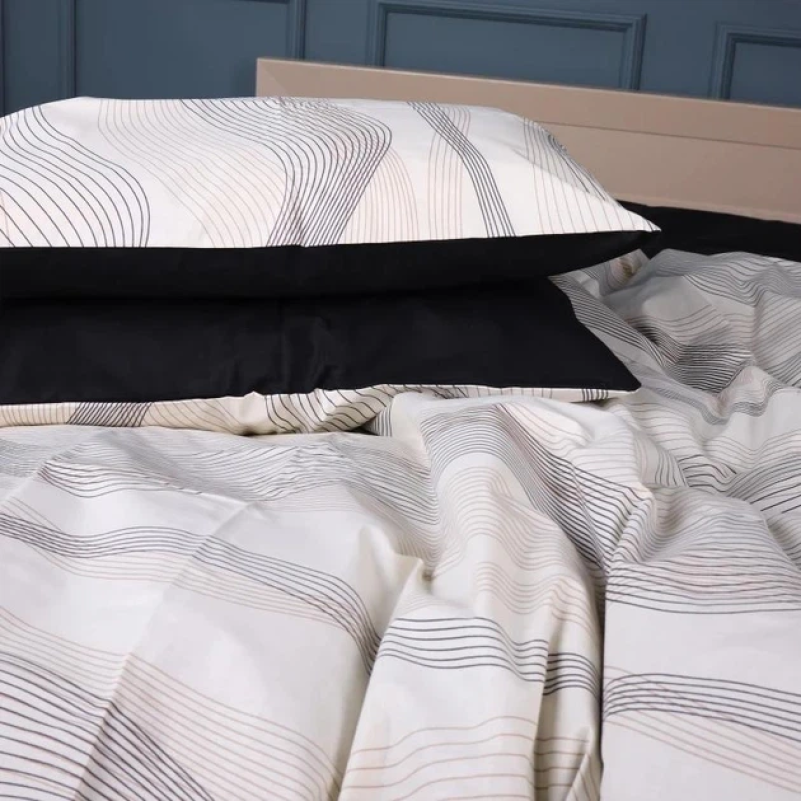 Пододеяльник Ranforce Elite 17-0733 Luxury Gold Waves - 3