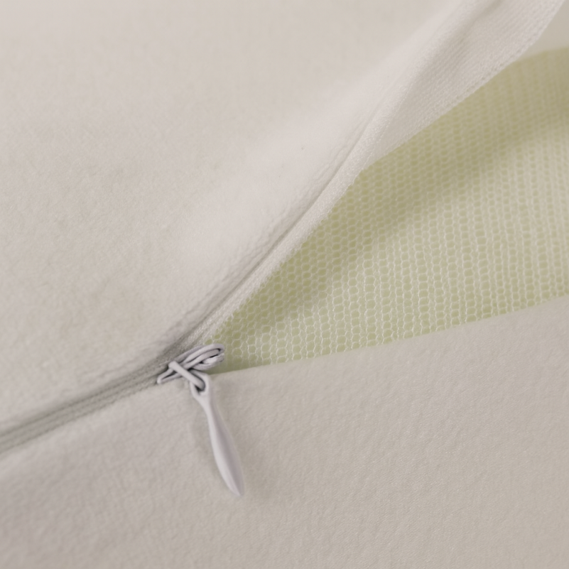 Подушка-валик №8489 Velvet Line 28-0001 White - 2