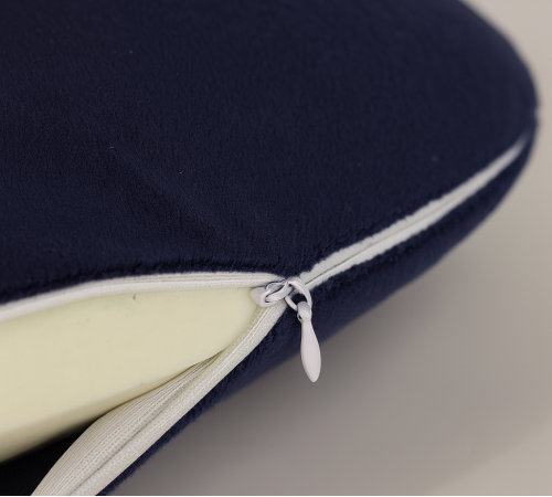 Подушка для путешествий  №8724 Velvet Line 28-0006 Navy blue (велюр) - 2