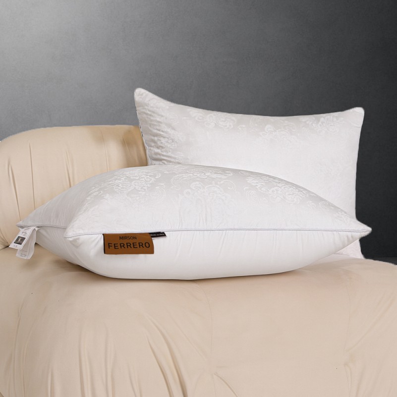 Подушка антиалергенная №15-29 Ferrero EcoSilk White (середня) - 6