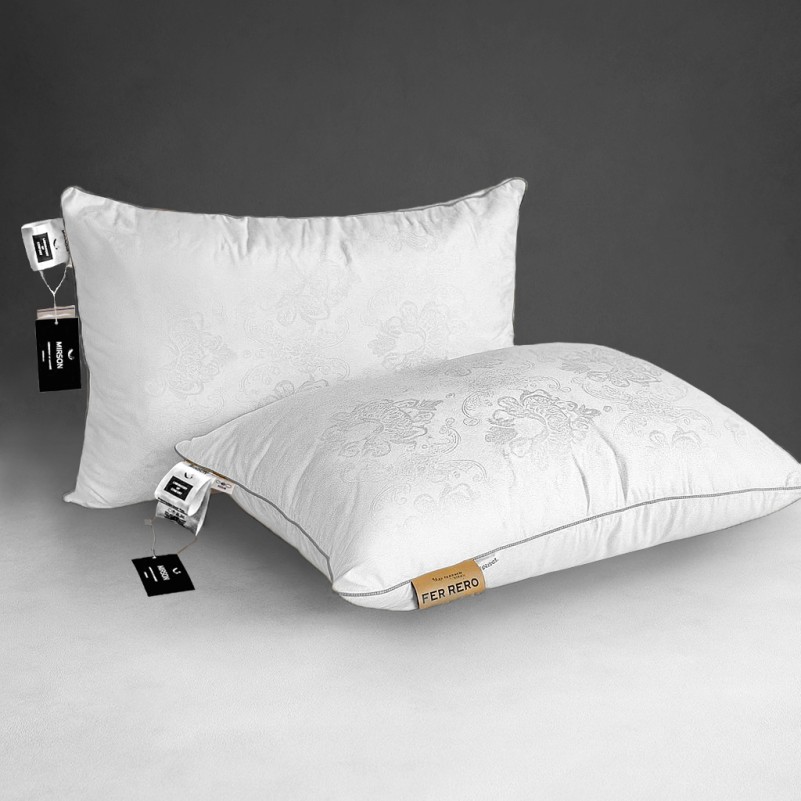 Подушка антиалергенная №15-29 Ferrero EcoSilk White (середня)