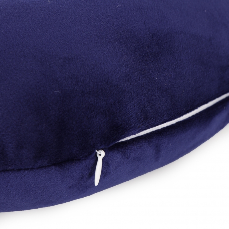 Подушка для подорожей №8751 Velvet Line 28-0006 Navy blue 50% Memory - 5