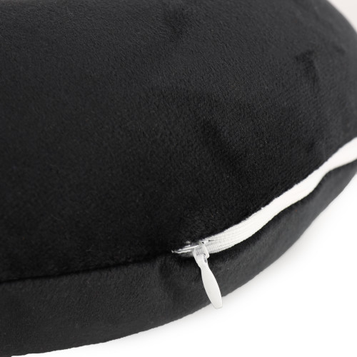 Подушка для подорожей №8752 Velvet Line 28-0007 Black 50% Memory - 5