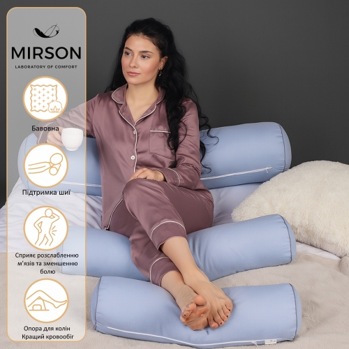 Подушка-валик №8112 Naturale Line 12-4608 Lucretia EcoSilk - 2
