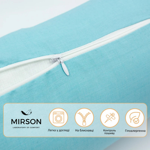 Подушка-валик №8114 Naturale Line 11-2208 Mint EcoSilk - 3