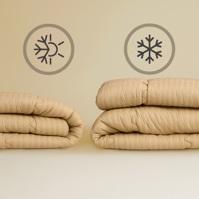 Одеяло шелковое Carmela Hand Made №1397 шелк Капок сатин (деми) - 3