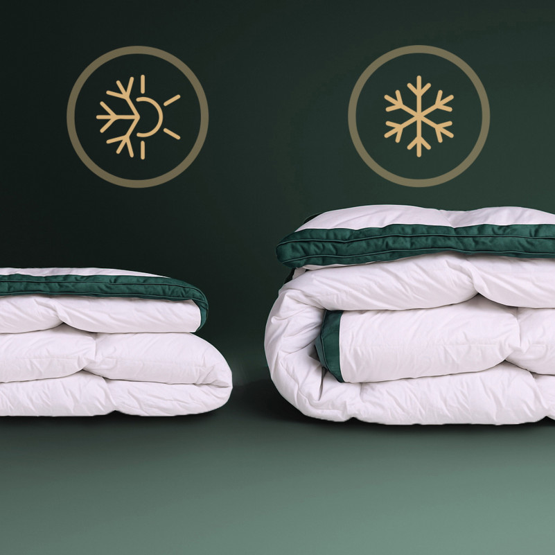 Ковдра пухова Imperial Satin Luxe 100% пух Imperial class сатин (літо) - 3