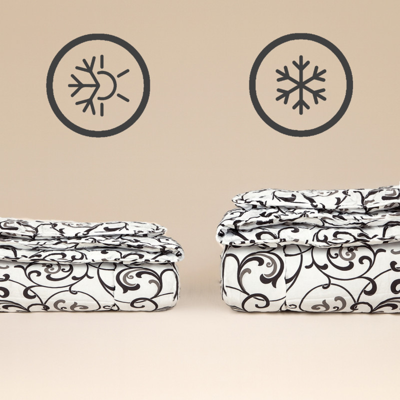 Одеяло шерстяное №017 шерсть коттон (деми) - 3