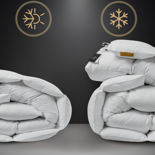 Одеяло пуховое 100% пух Premium class  №1502 Ferrero White  - 4