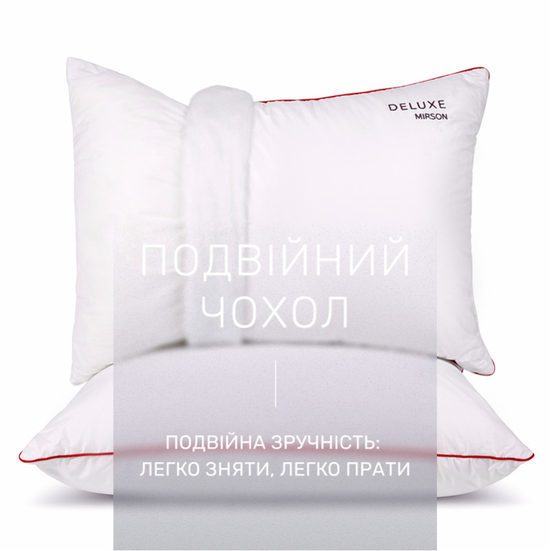 Подушка бамбуковая De Luxe Hand Made №933 BamBoo батист (мягкая) - 4