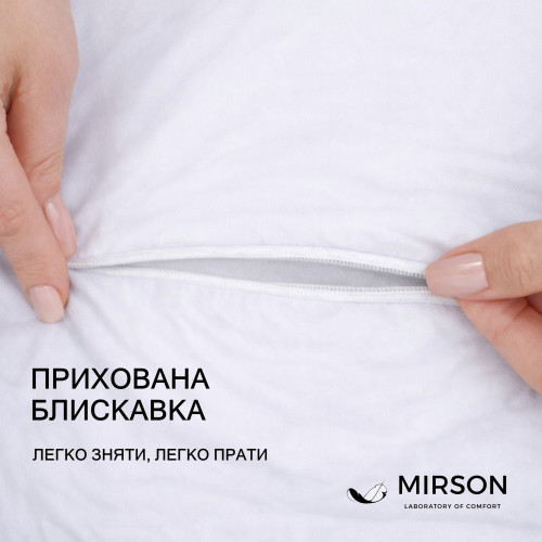 Подушка ортопедична (стружка Memory) №4049 28-0001 White Velvet Women 59*43*10 см - 4