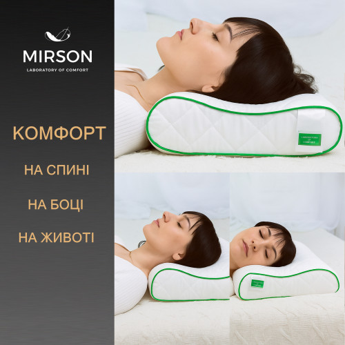 Подушка ортопедична №6019 Steep Line Aloe Vera 58*40*10,5 см - 5