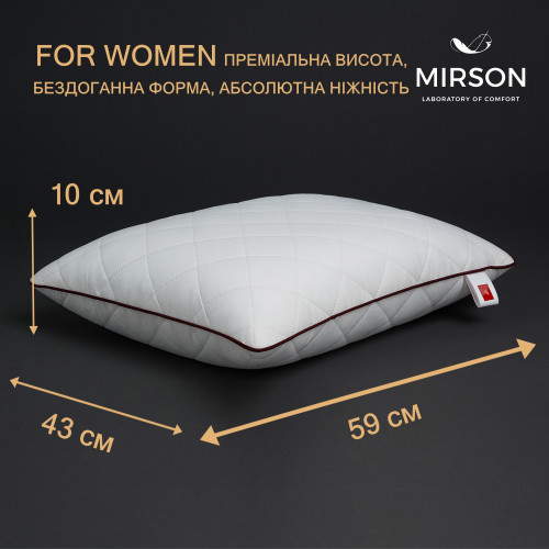 Подушка ортопедическая лита №6084 Steep Line Jojo WOMEN 59*43*10 см