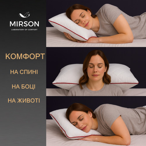 Подушка ортопедична лита №6084 Steep Line Jojo WOMEN 59*43*10 см - 5