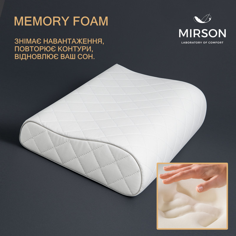 Подушка ортопедическая №6125 Steep Line Silver KIDDY 50*29*5/8 см - 2