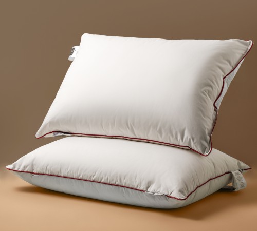 Подушка пухова "3-камерна" Delicate Classic №2773 90% сірий пух Premium / 10% перо тік