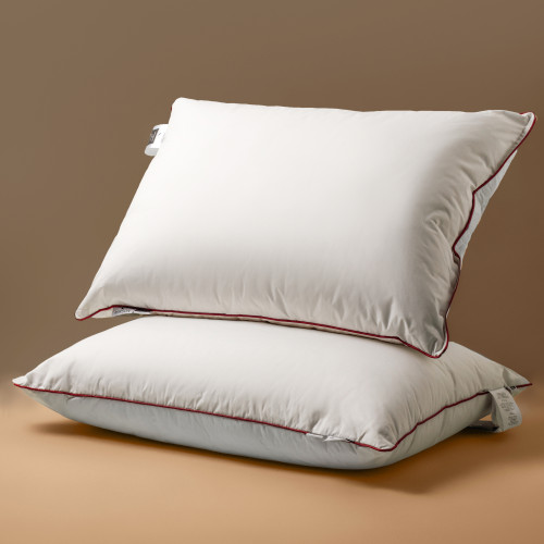 Подушка пуховая "3-ех камерная" Delicate Classic №2774 90% серый пух Premium / 10% перо тик (упругая)