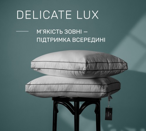 Подушка пуховая Трехкамерная Delicate Lux №2770 100% пух Premium тик - 2