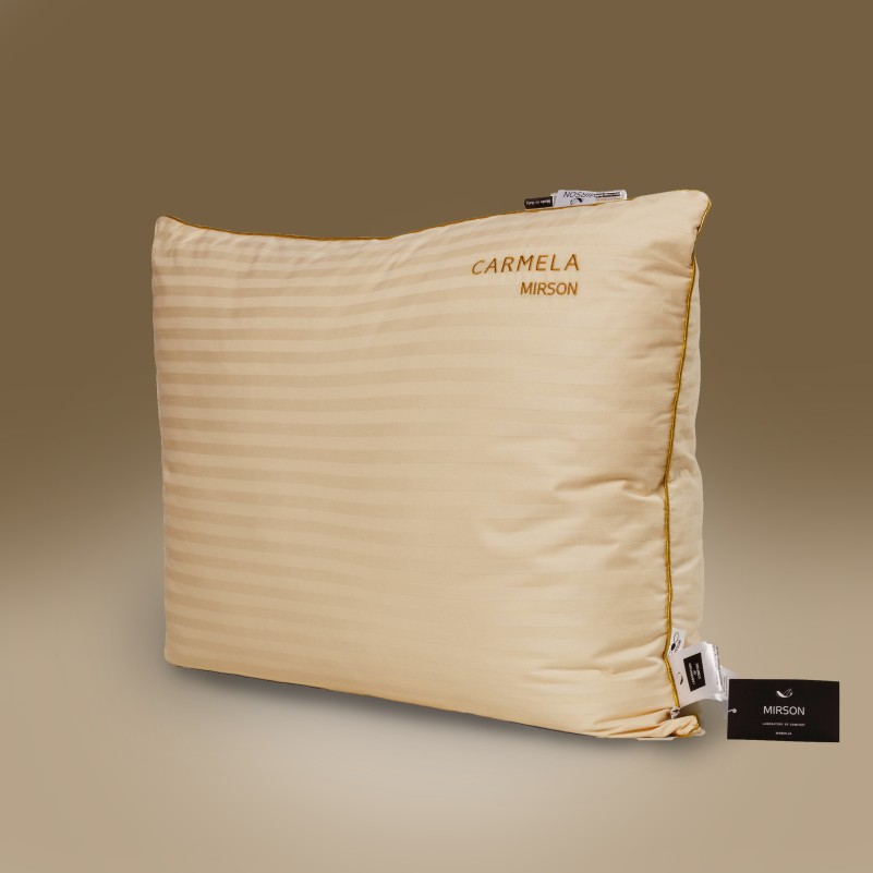 Подушка антиаллергенная Carmela Hand Made №493 Eco-Soft сатин-жаккард (средняя) - 4
