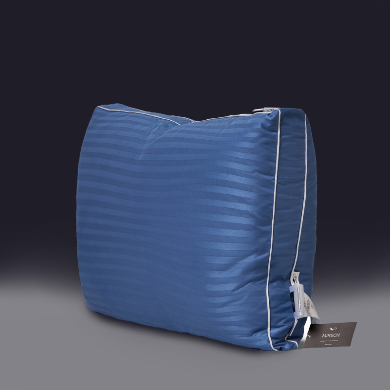 Подушка пуховая Трехкамерная Valentino №203 90% серый пух Premium / 10% перо сатин (средняя) - 5