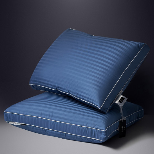 Подушка пуховая Трехкамерная Valentino №203 90% серый пух Premium / 10% перо сатин