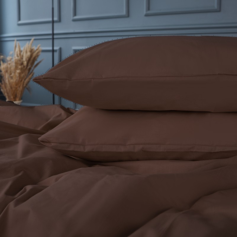 Простынь на резинке MirSon Ranforce Elite 19-1217 Chocolate Perla - 4