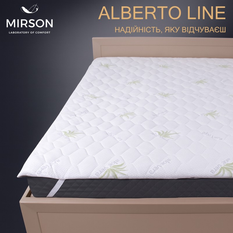 Наматрасник №1000 Alberto Eco Aloe Vera (обычный на резинке по углам) - 2