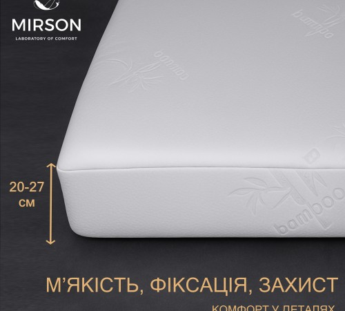 Наматрасник №1501 Julia Eco (обычный на резинке по периметру)