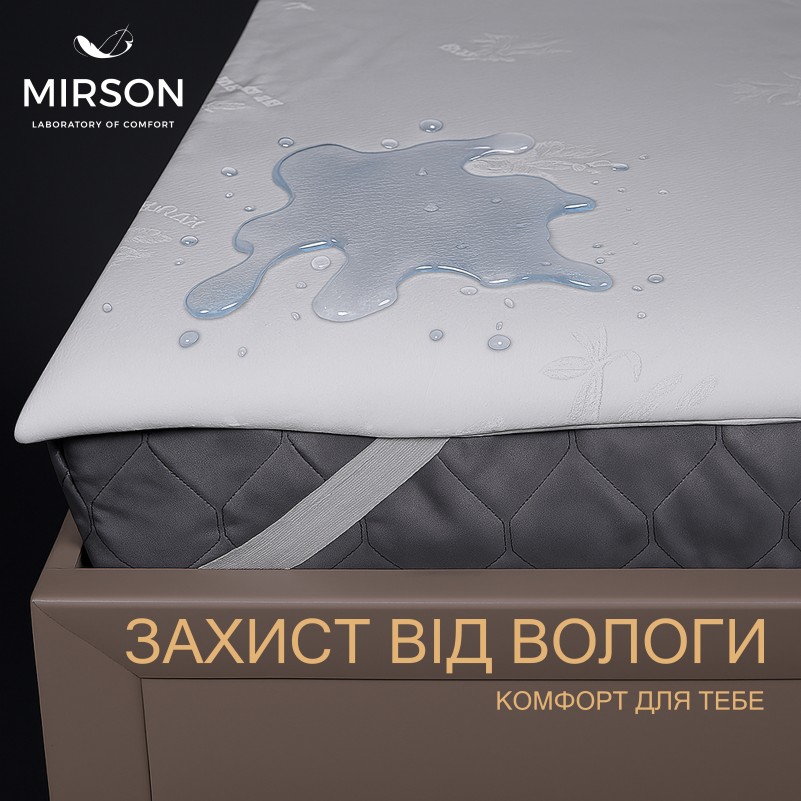 Наматрасник №1502 Julia Eco (водонепроницаемый на резинке по углам)