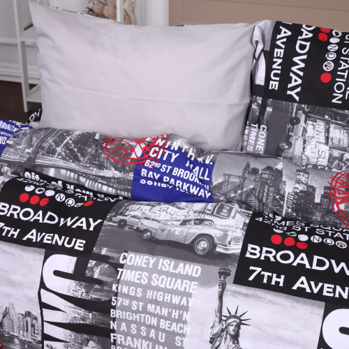 Комплект постільної білизни MirSon Ranforce Elite 17-0034 Celeste - 2