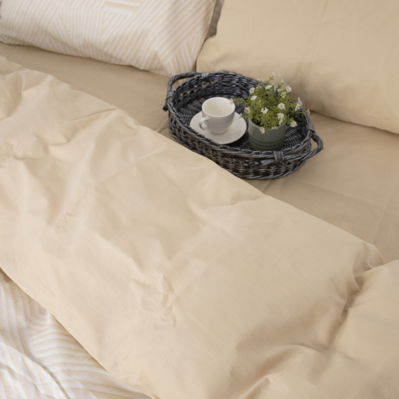 Комплект постільної білизни Бязь 17-0633 Diamond Creamy - 2