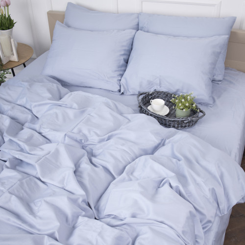 Пододеяльник Сатин "0843 Grey Blue"