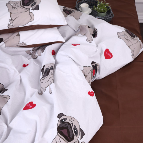 Простирадло Ranforce Elite 17-0566 Pug-dog - 2