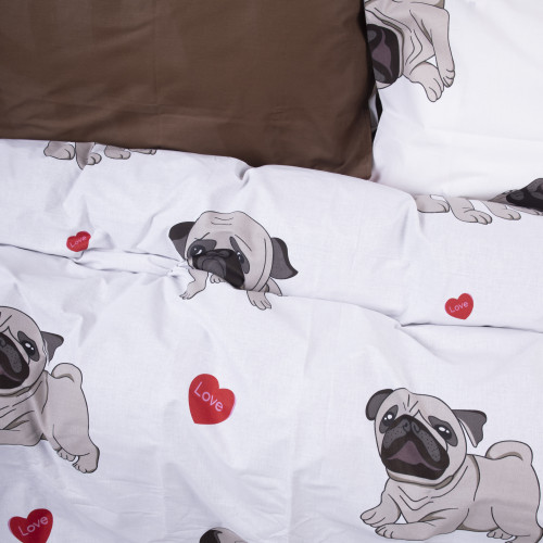 Пододеяльник Ranforce Elite 17-0566 Pug-dog