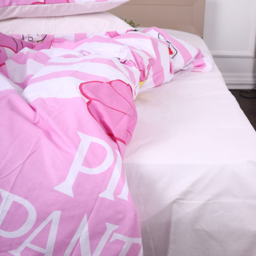Простынь MirSon Ranforce Elite 17-0110 Pink Pantere