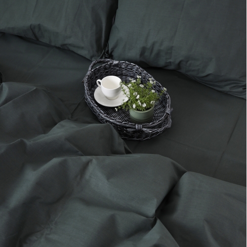 Комплект постільної білизни Бязь 16-7000 Green Grey