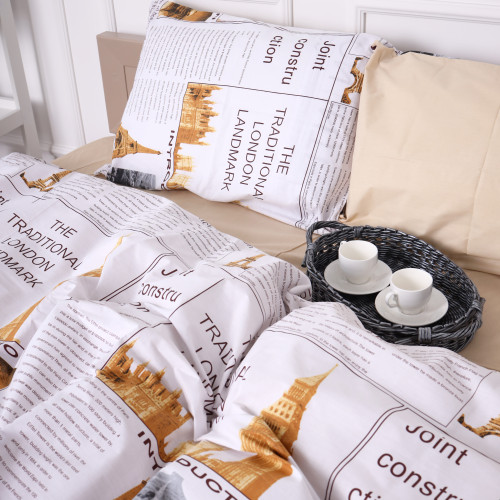 Комплект постельного белья Бязь 17-0409 Tradition London - 2